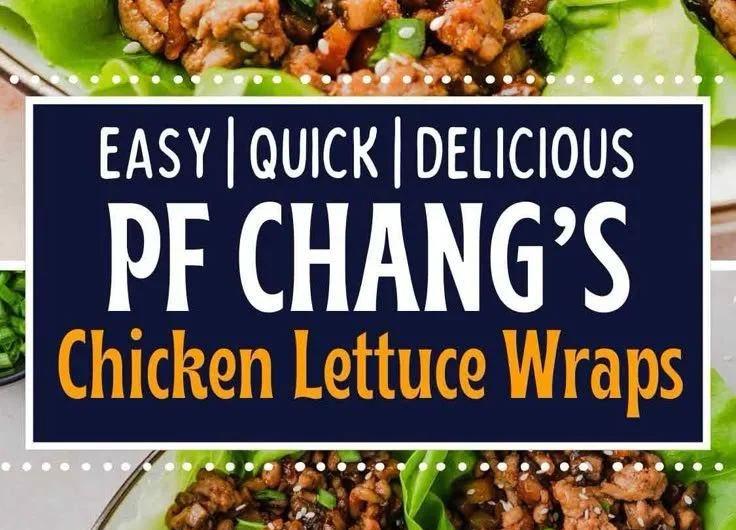 Healthy Chicken Lettuce Wraps with fresh vegetables and savory sauce