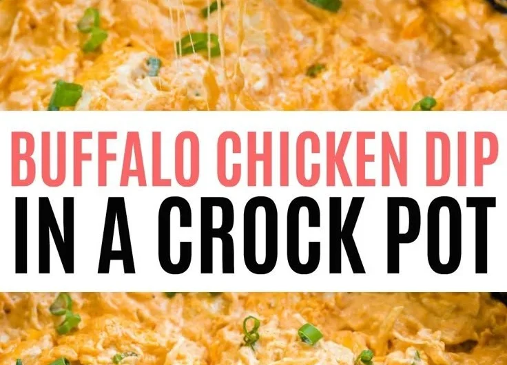 Delicious spicy Buffalo Chicken Dip served in a bowl with tortilla chips