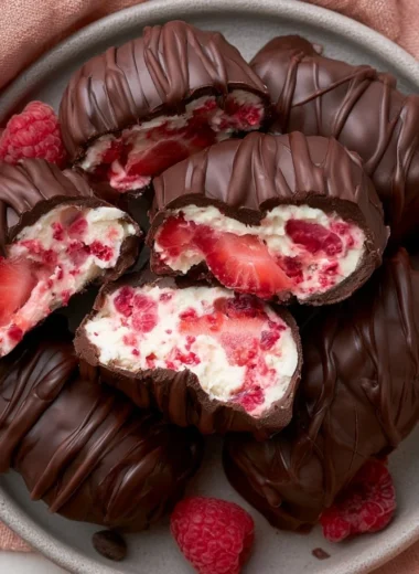 Chocolate Strawberry Yogurt Clusters - Delicious and nutritious snack
