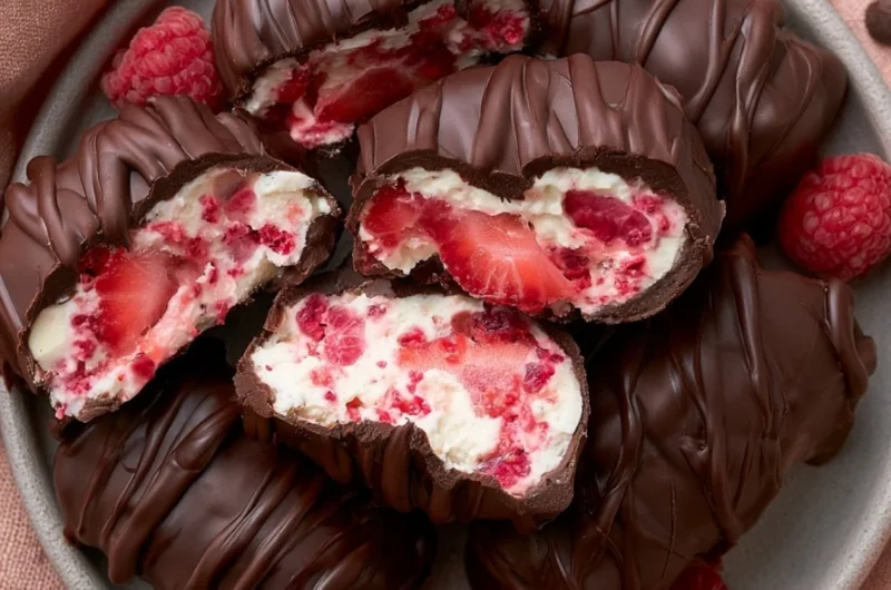 Chocolate Strawberry Yogurt Clusters - Delicious and nutritious snack