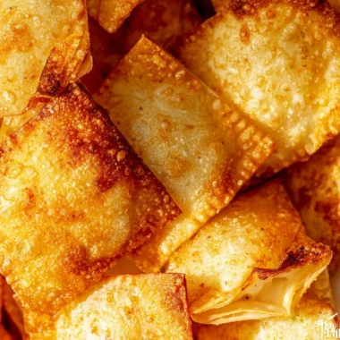Homemade Crab Rangoon with crispy wrappers and creamy crab filling
