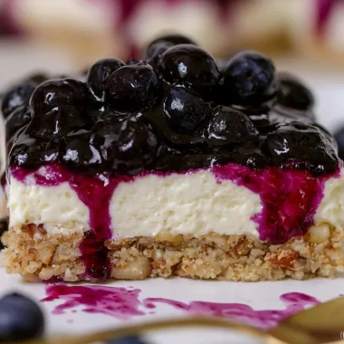 Delicious blueberry desserts including squares and jamboree for fall.