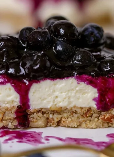 Delicious blueberry desserts including squares and jamboree for fall.