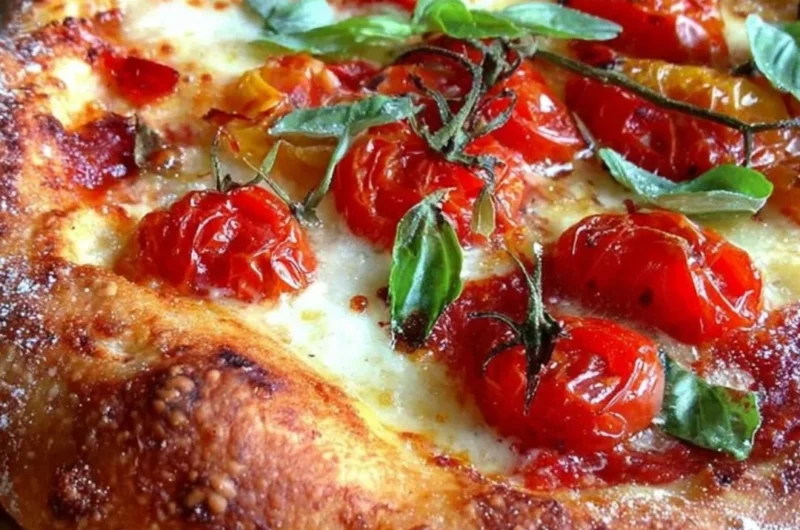 Homemade thin crust vegan pizza dough ready for toppings
