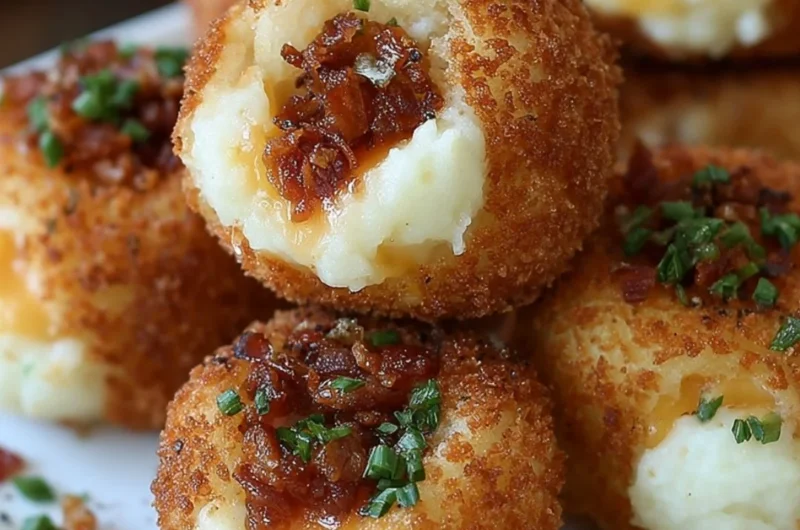 Cozy loaded mashed potato bites topped with cheese and green onions