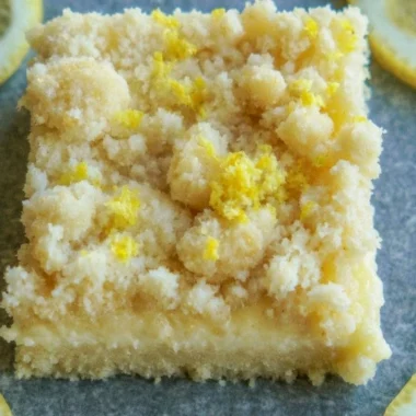 Lemon sugar cookie bars with a zesty lemon glaze
