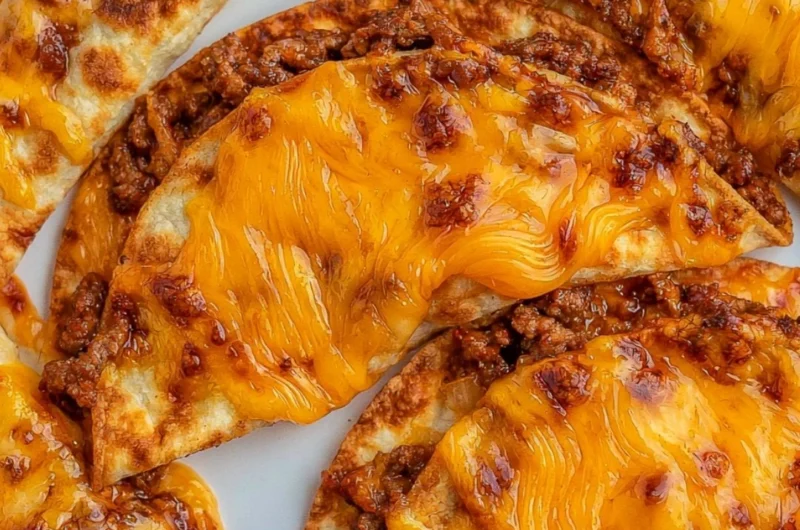 Delicious sheet pan tacos ready to serve, featuring vibrant toppings and flavors.