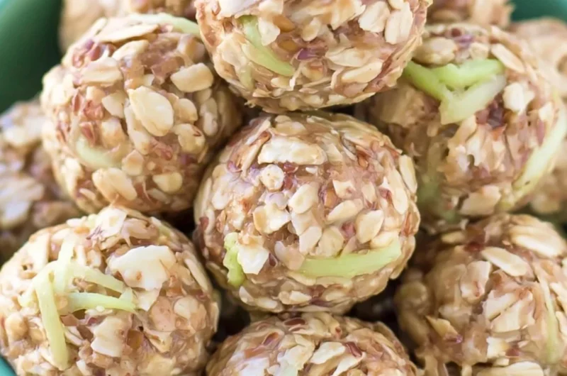 Delicious apple cinnamon cookie energy bites for a nutritious snack